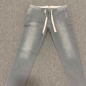 L’Agence Gray Cropped Straight Leg Jeans Women’s Size 28 Designer Denim